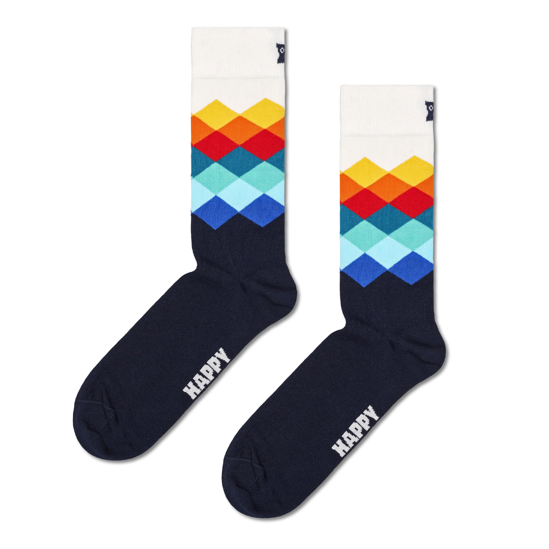 Happy Socks Faded Diamond Preto