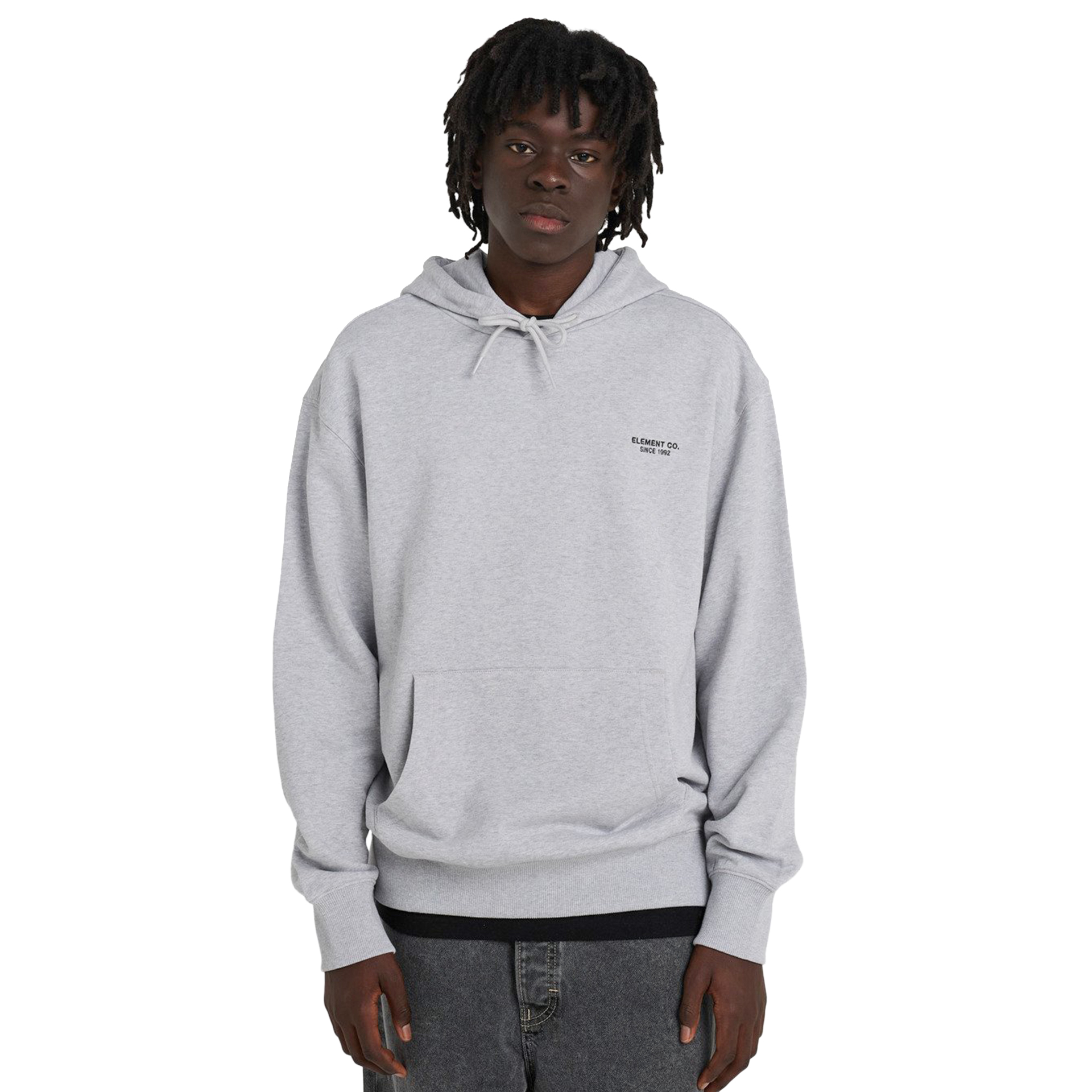 Element Sweat Capuz Co Emb Mid Grey Heather