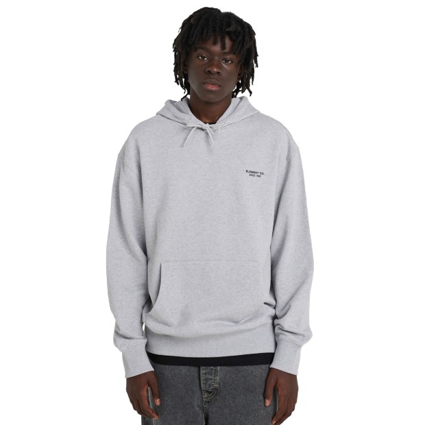Element Sweat Capuz Co Emb Mid Grey Heather