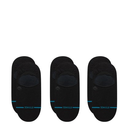 Stance Icon No Show 3 Pack Black