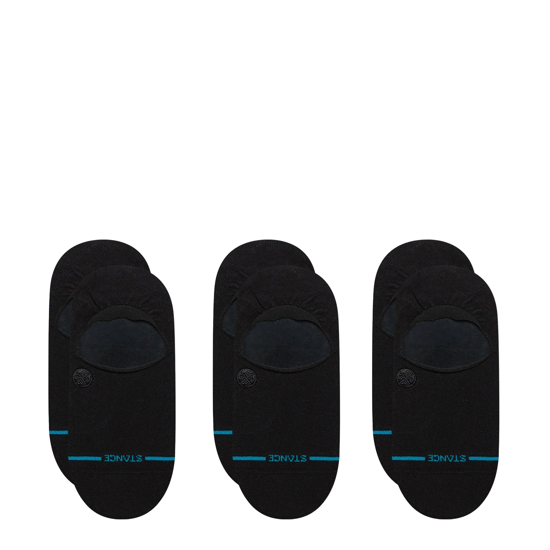 Stance Icon No Show 3 Pack Black
