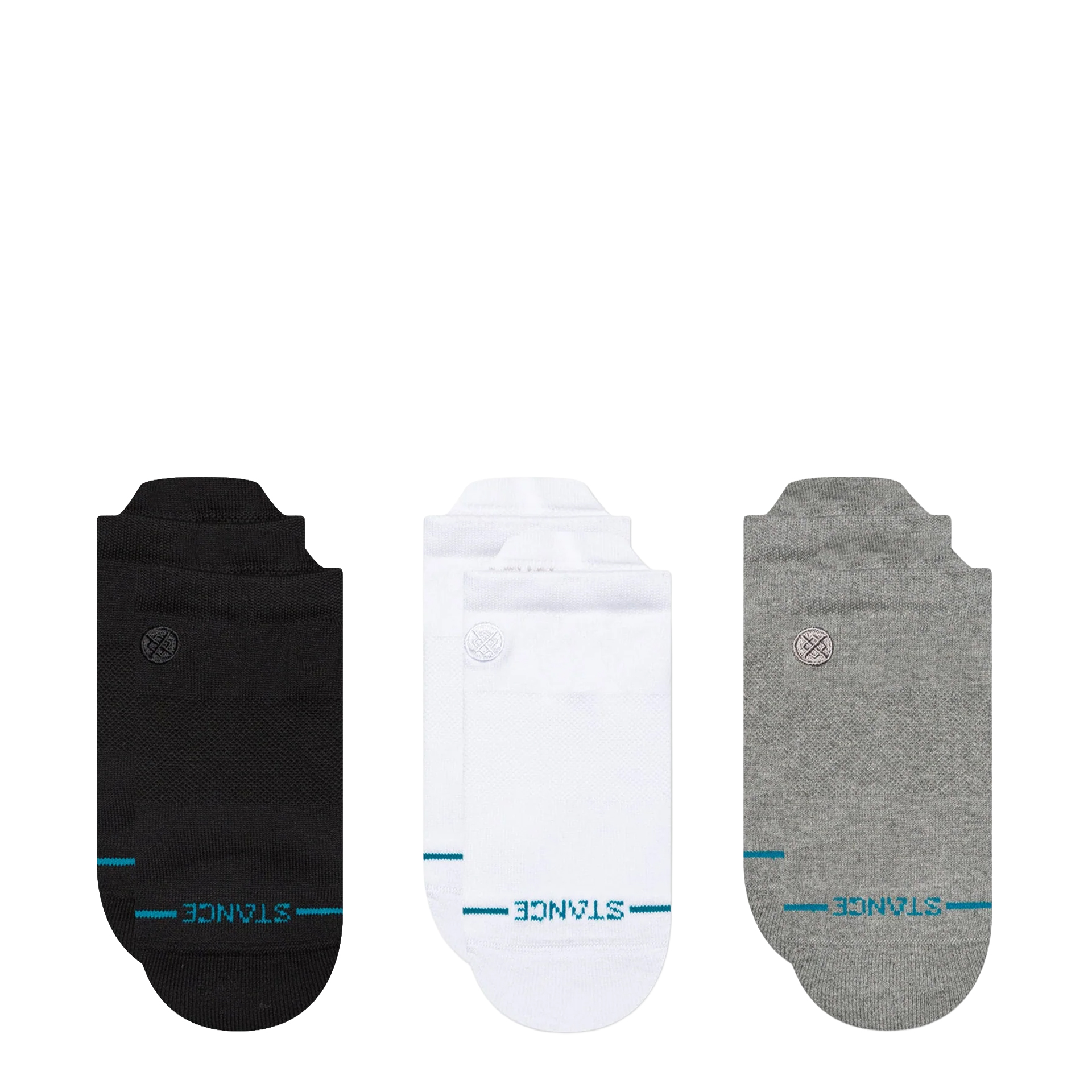 Stance Icon Low Tab 3 Pack Black