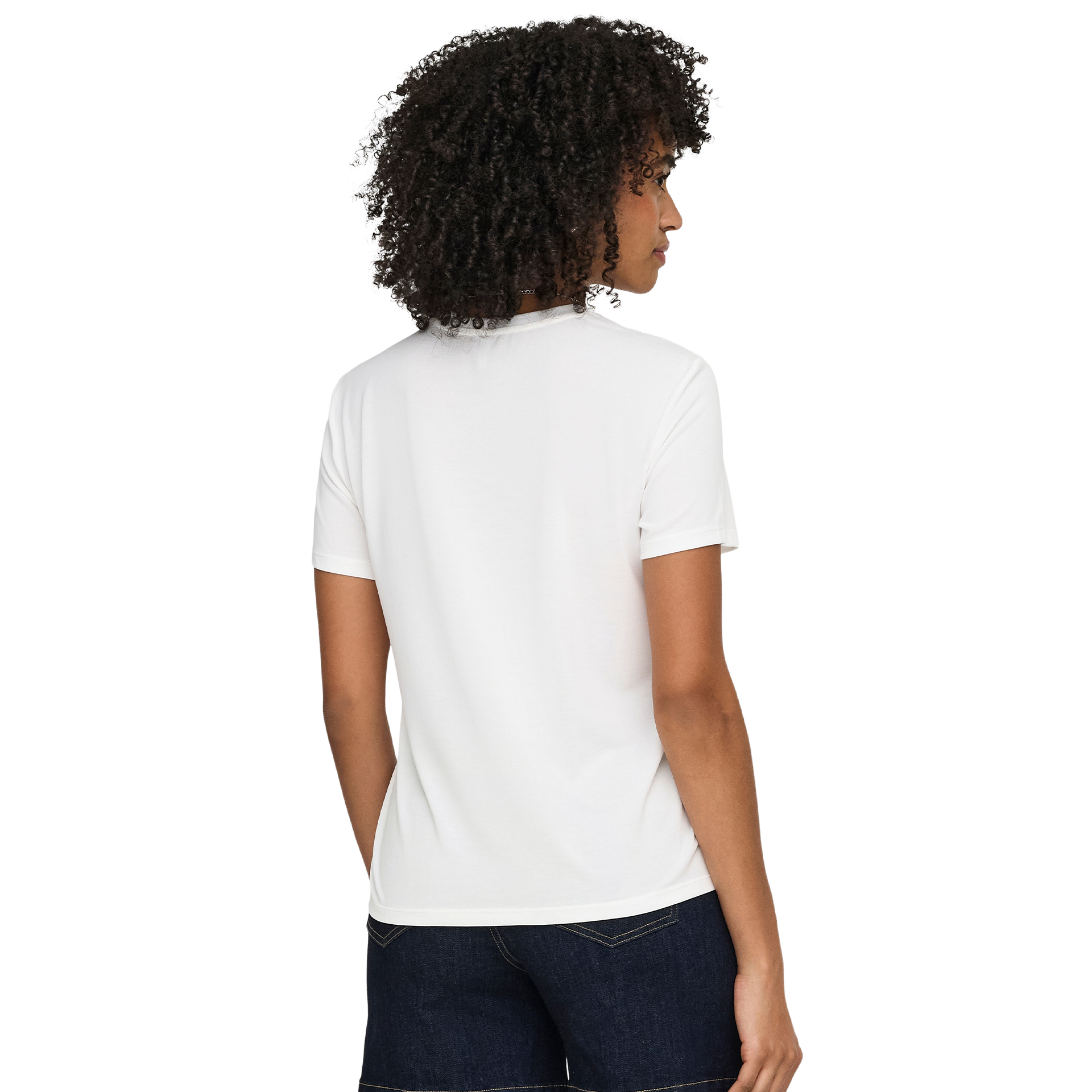 Only T-shirt Free Modal Atelier Cloud Dancer Authentic