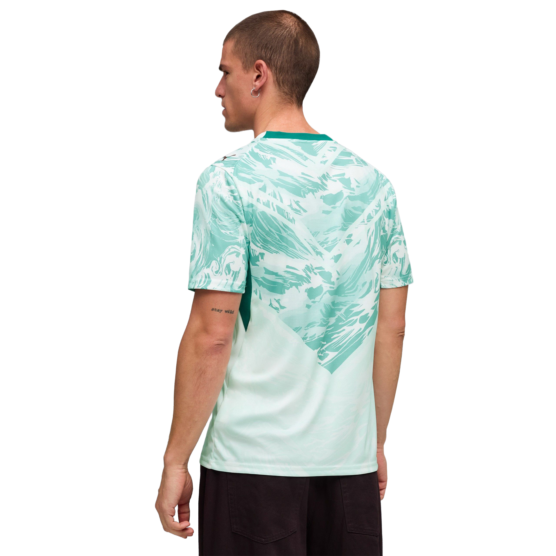 Puma Jersey Fpf Away Replica White/green Lagoon