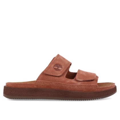 Timberland Casco Cove Slide Sandal Suede Medium Brown