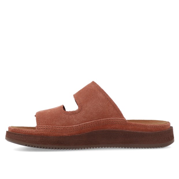 Timberland Casco Cove Slide Sandal Suede Medium Brown