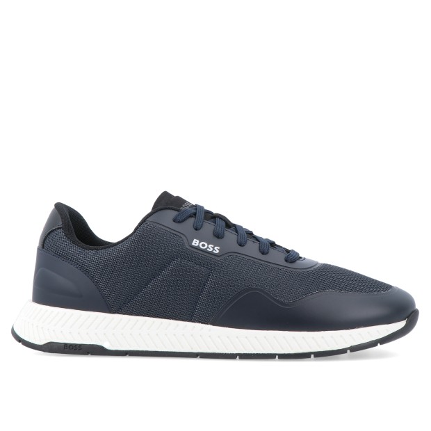 BOSS Titanium Runn Dark Blue