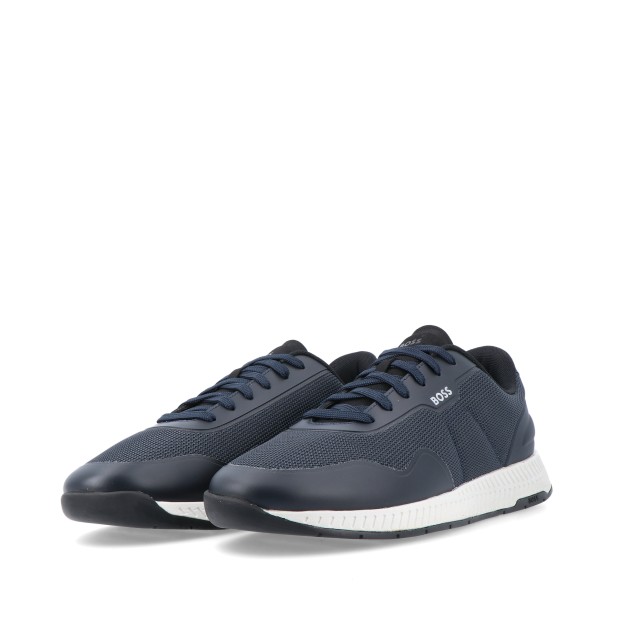 BOSS Titanium Runn Dark Blue