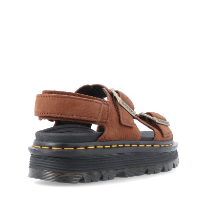 Dr. Martens Zebzag Tumbled Nubuck Sepia Brown