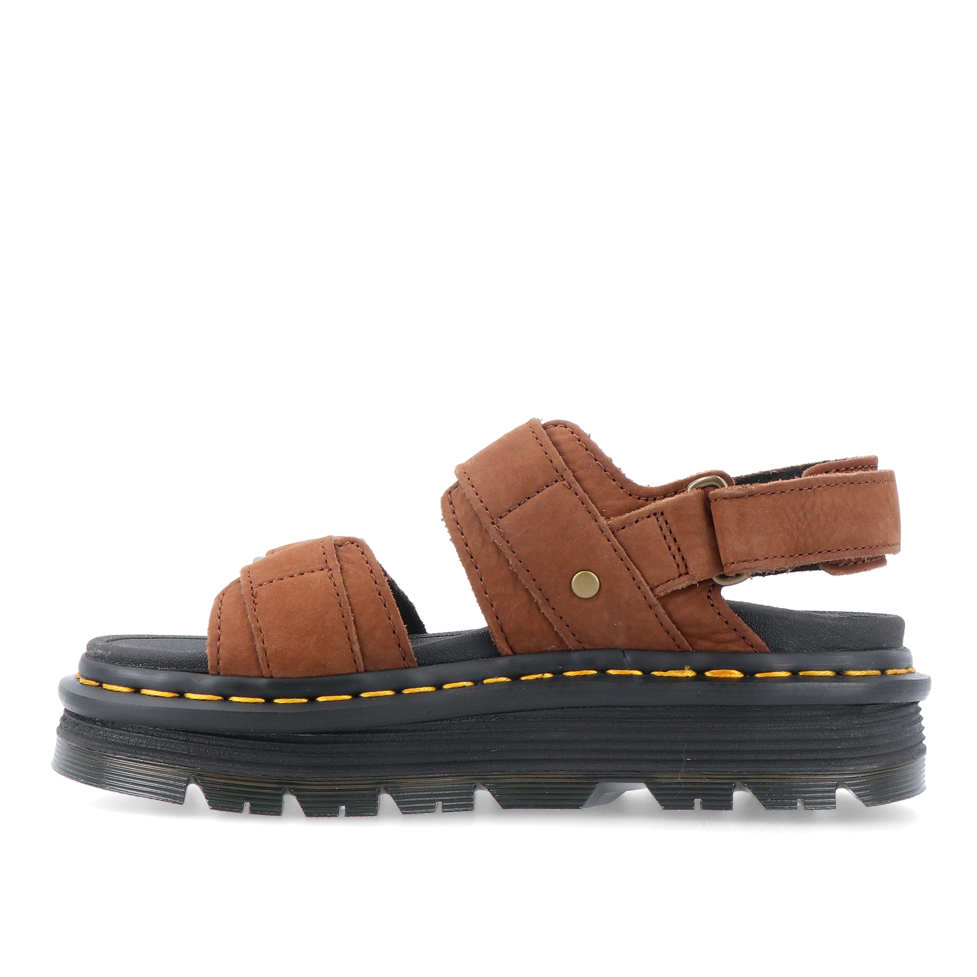 Dr. Martens Zebzag Tumbled Nubuck Sepia Brown