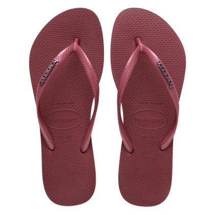Havaianas Slim Logo Metallic Amaranth