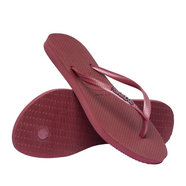Havaianas Slim Logo Metallic Amaranth