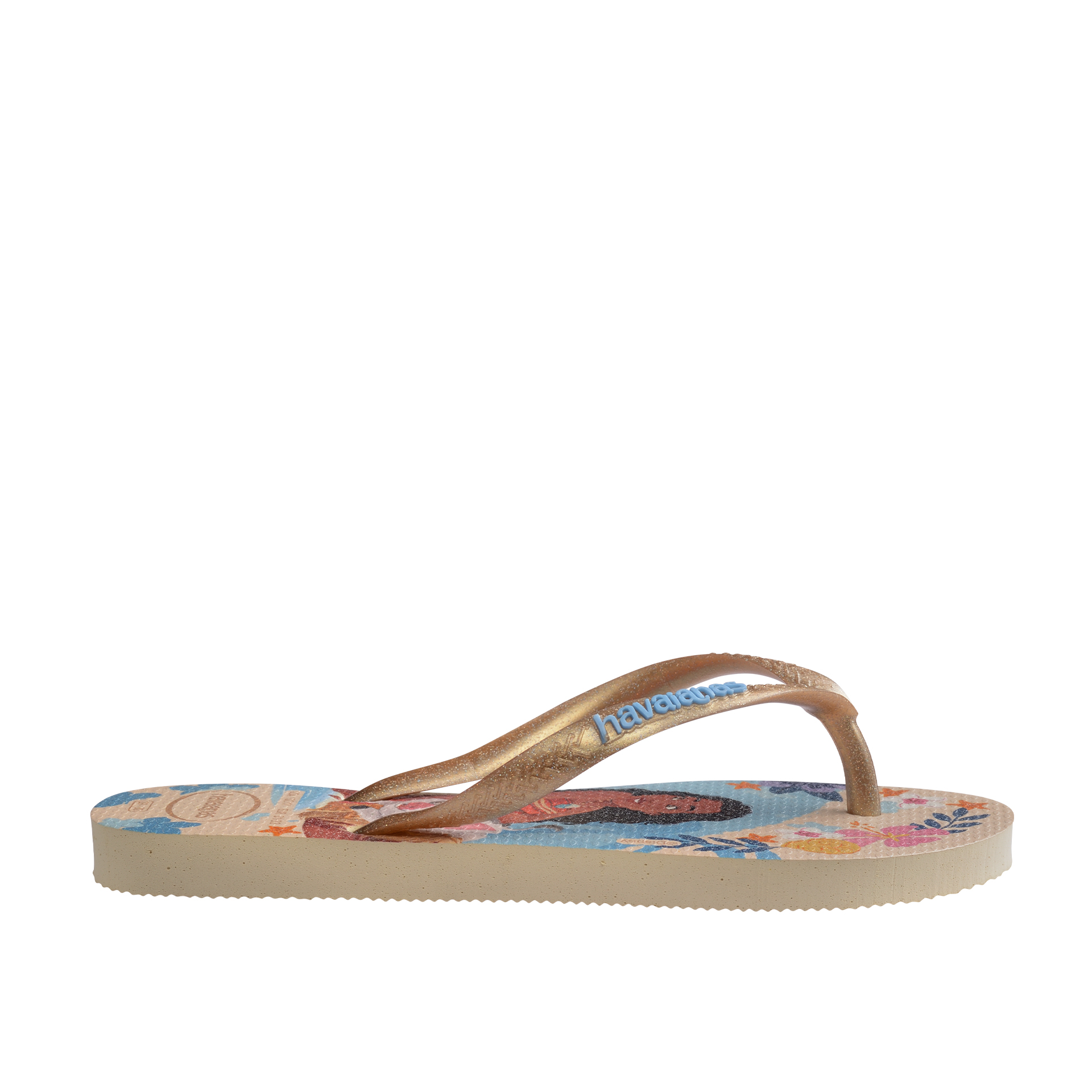 Havaianas Kids Slim Princess Beige Straw/beige Straw
