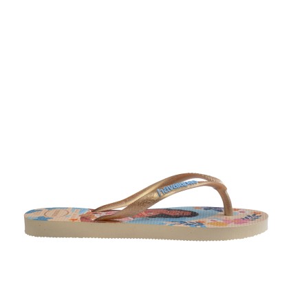 Havaianas Kids Slim Princess Beige Straw/beige Straw
