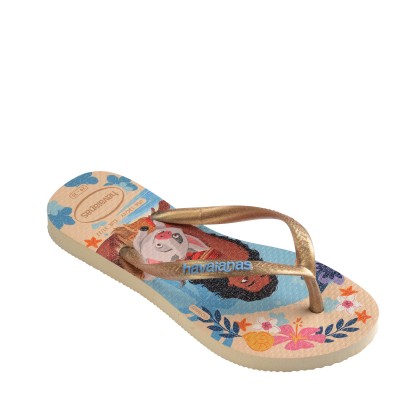 Havaianas Kids Slim Princess Beige Straw/beige Straw