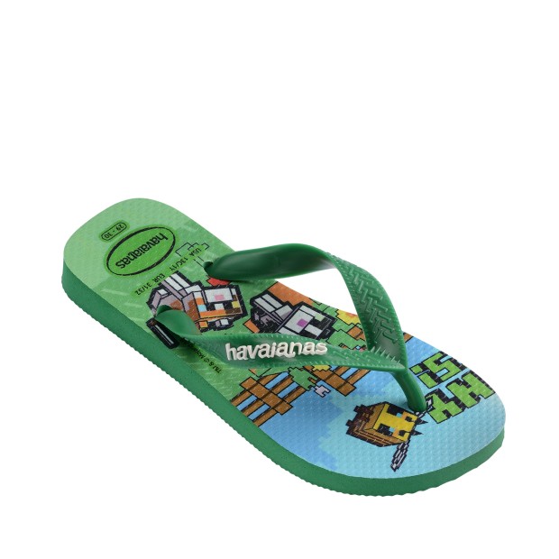 Havaianas Kids Minecraft Green