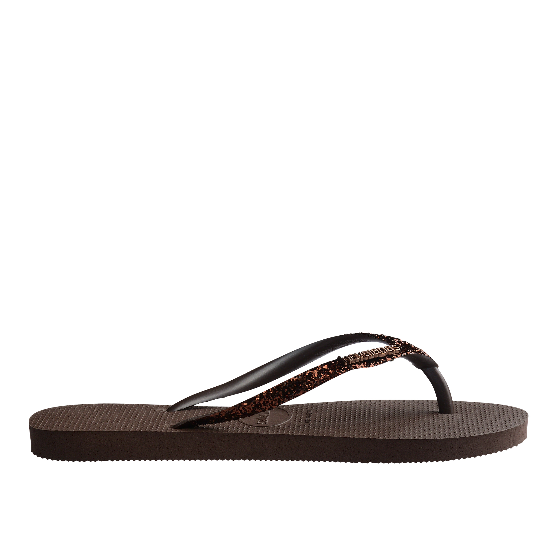 Havaianas Slim Glitter Ii Dark Brown