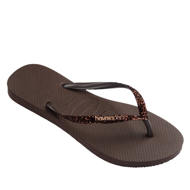 Havaianas Slim Glitter Ii Dark Brown