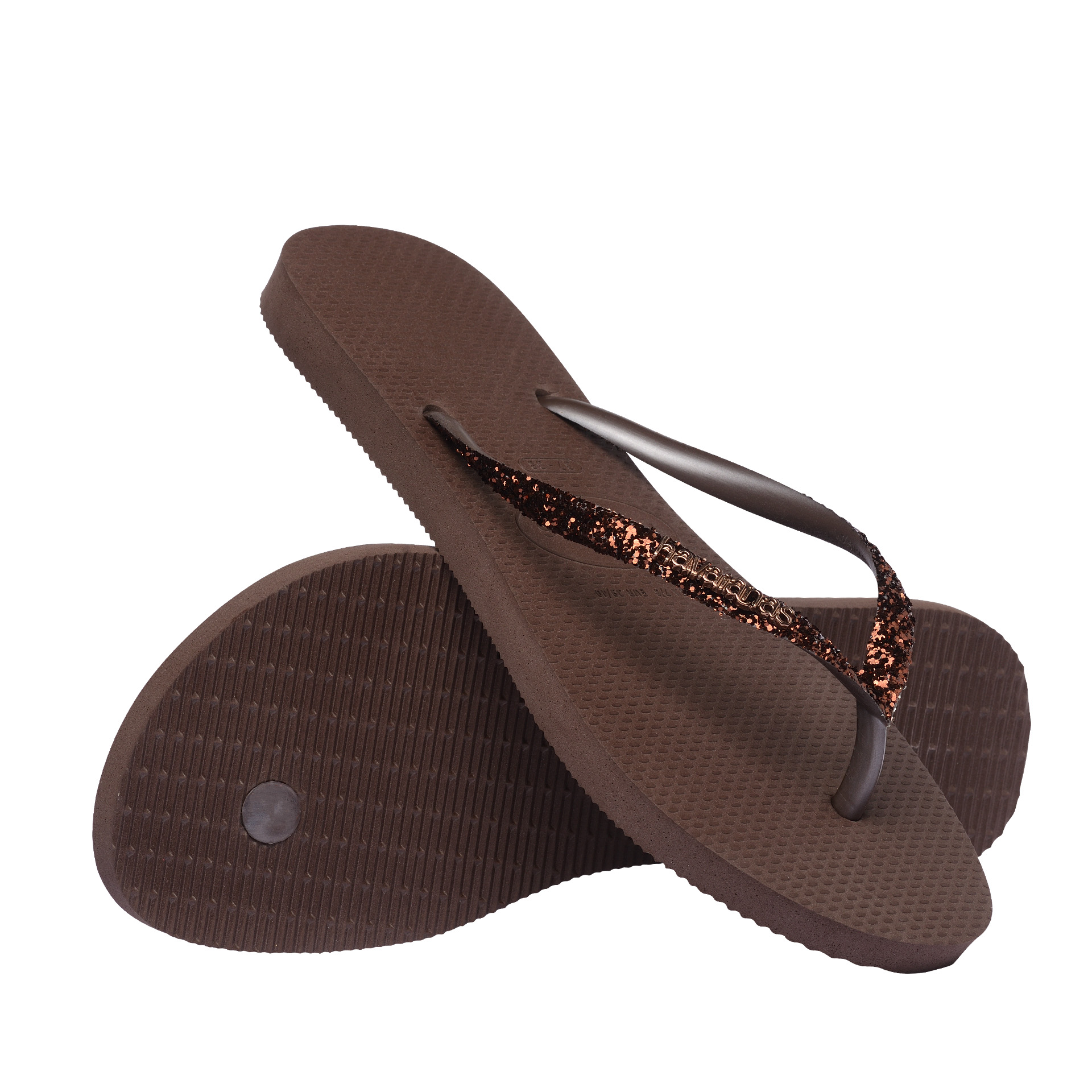 Havaianas Slim Glitter Ii Dark Brown