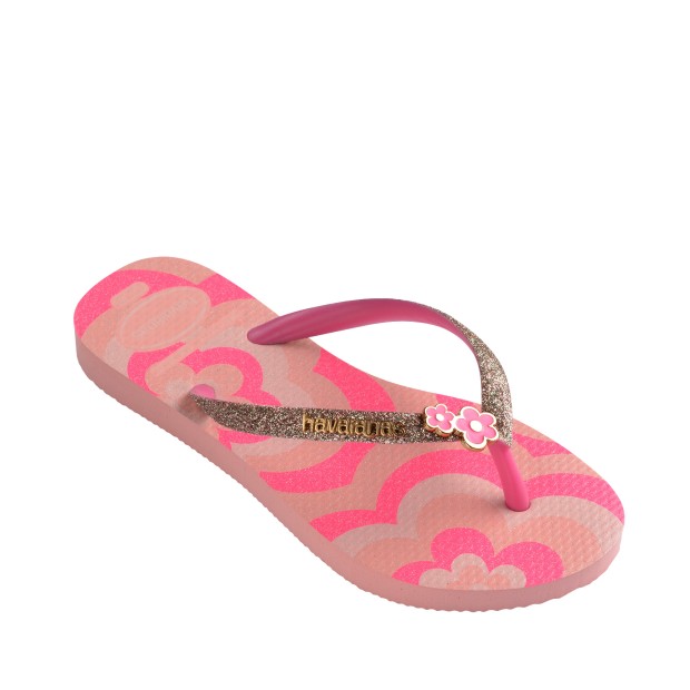 Havaianas Kids Slim Glitter Trendy Blossom/pink Flux