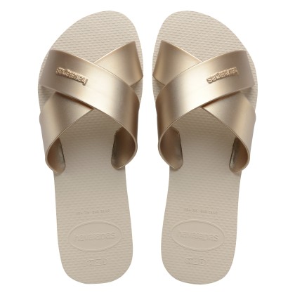 Havaianas Aqua Metallic Beige