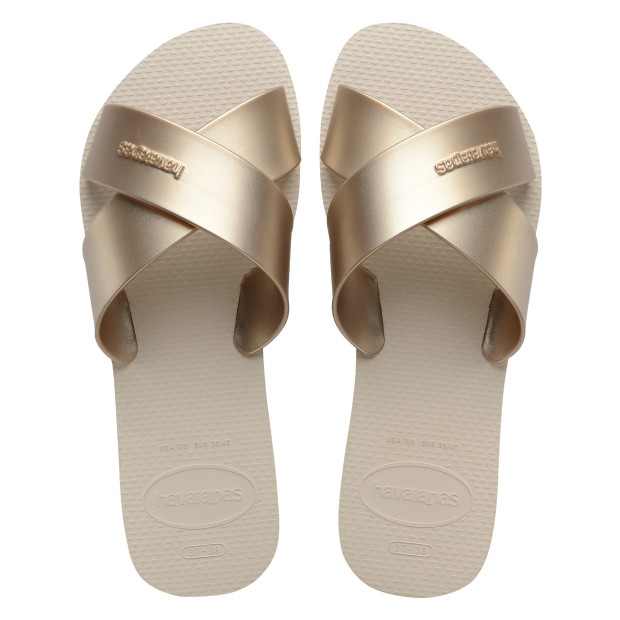 Havaianas Aqua Metallic Beige
