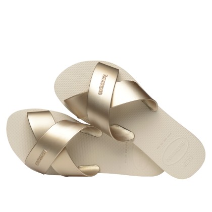 Havaianas Aqua Metallic Beige