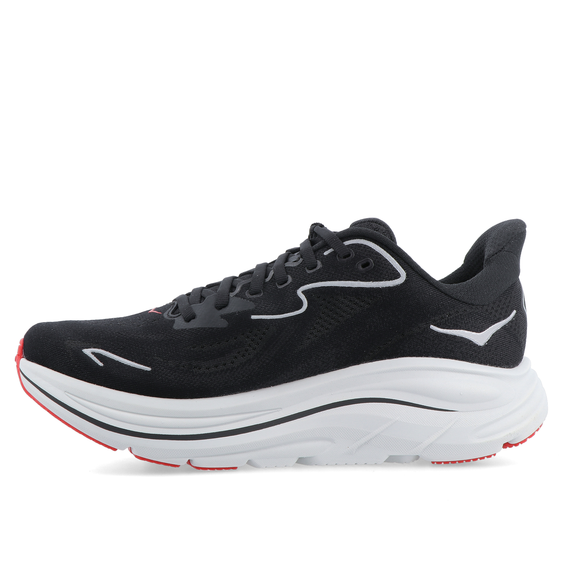 HOKA Clifton 10 Black/silver