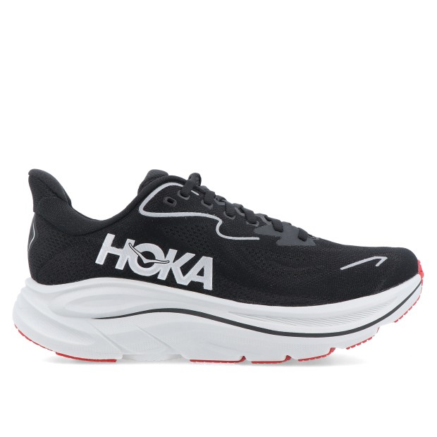 HOKA Clifton 10 Black/silver