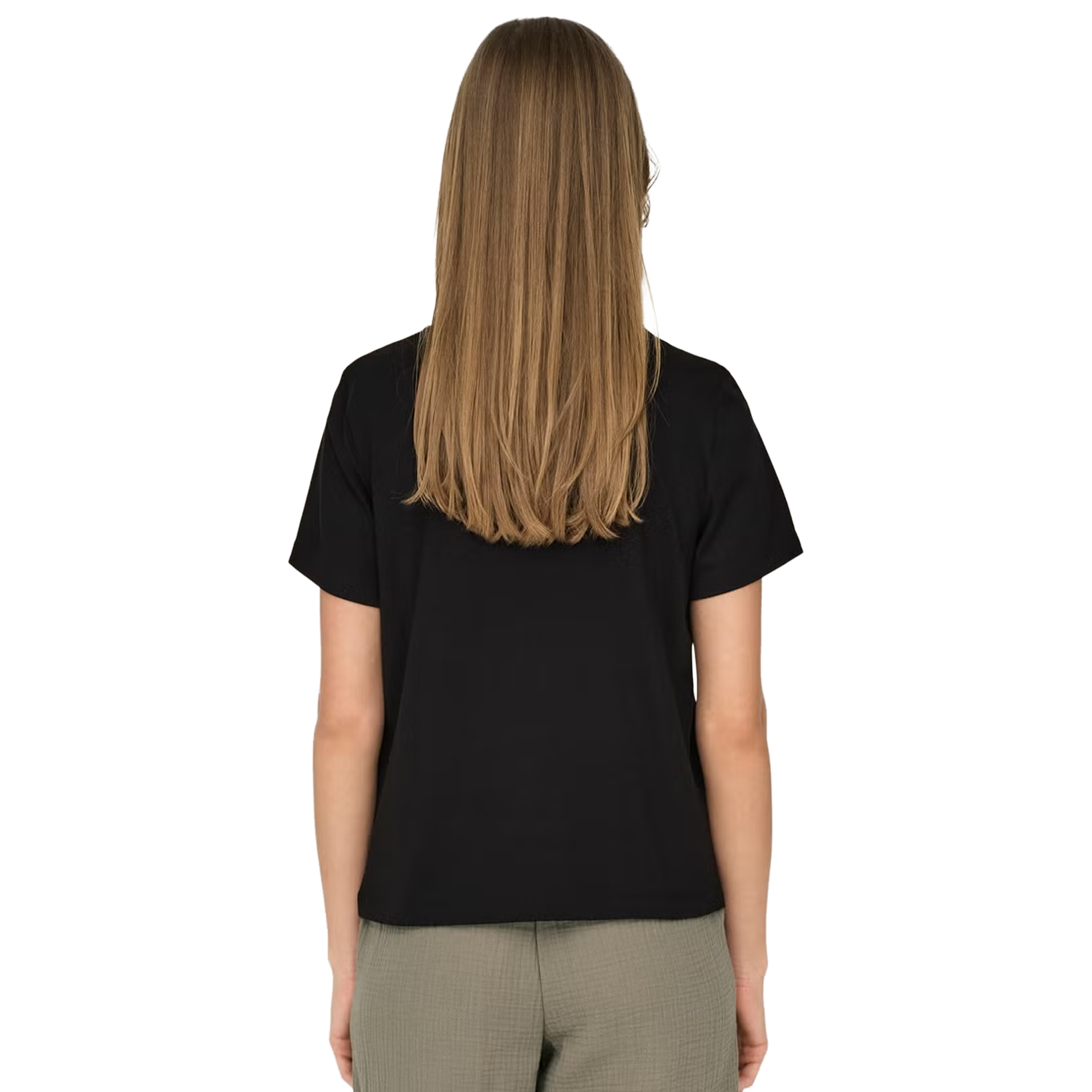 JDY T-shirt Selma Crochet Pocket Black