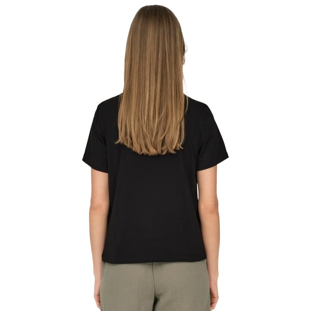JDY T-shirt Selma Crochet Pocket Black