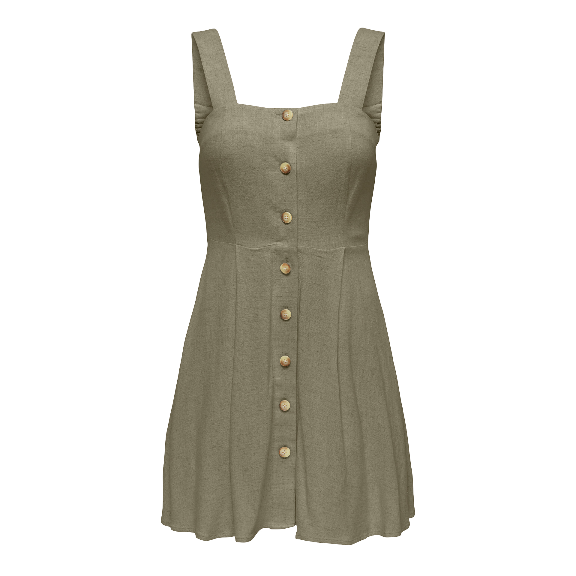 Only Vestido Siesta Linen Mermaid