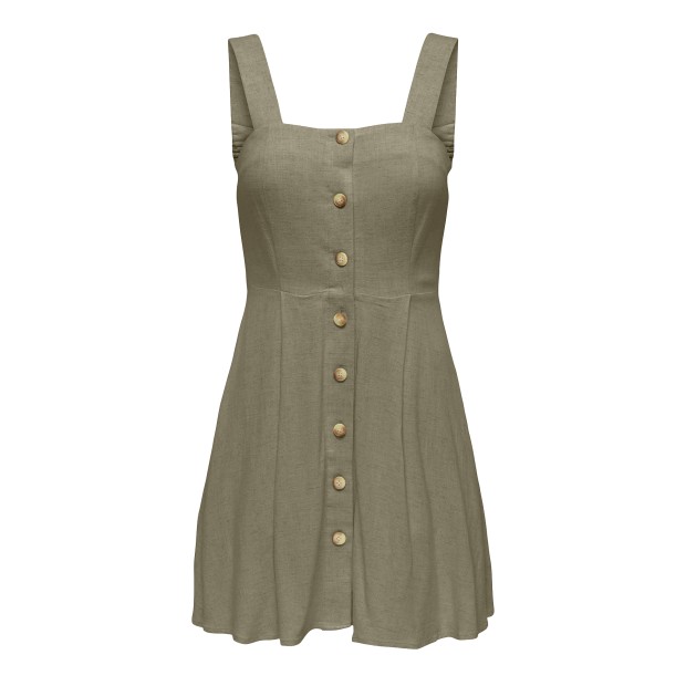 Only Vestido Siesta Linen Mermaid