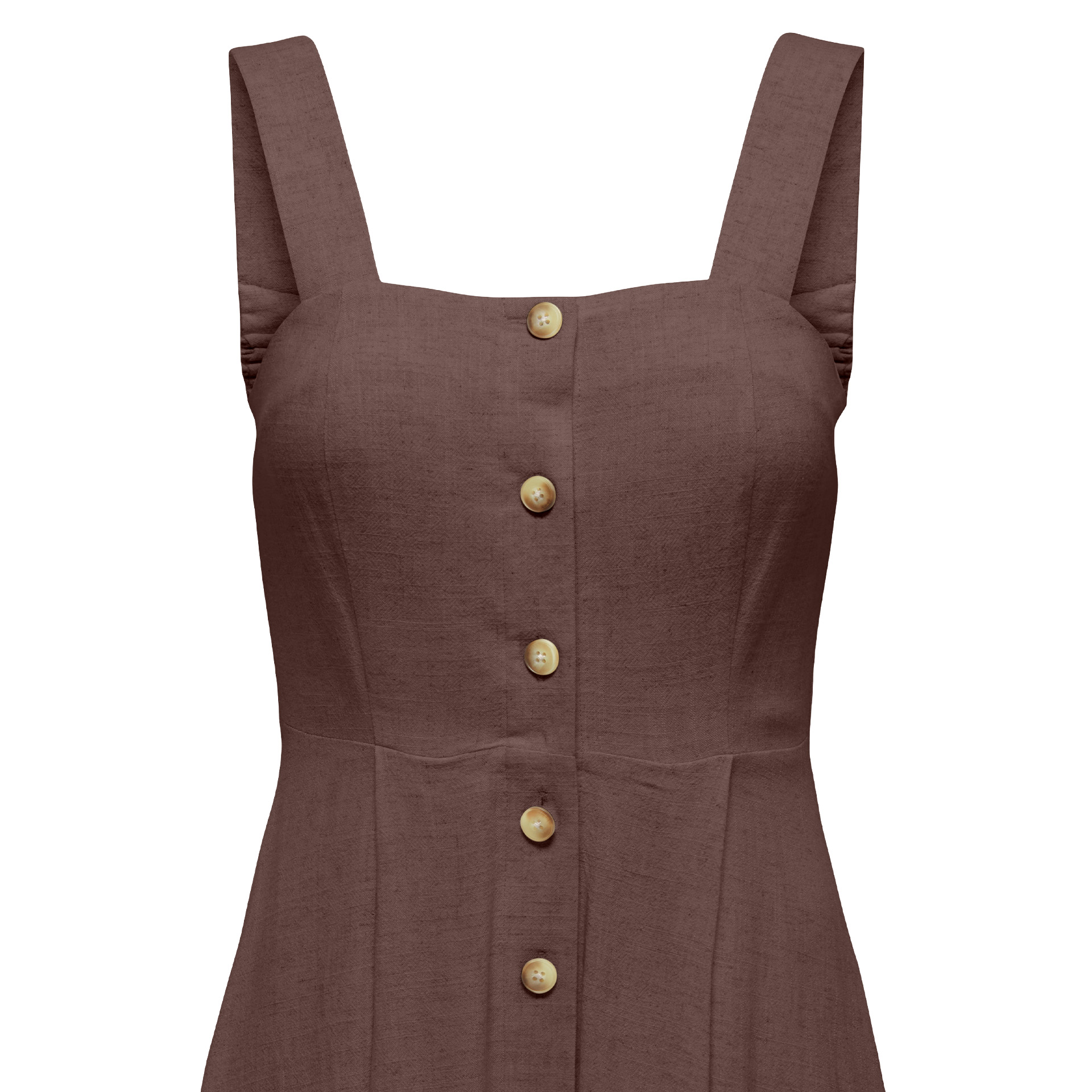 Only Vestido Siesta Linen Shopping Bag