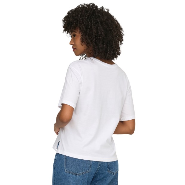 Only T-shirt Susan Print Bright White Susan Interantional
