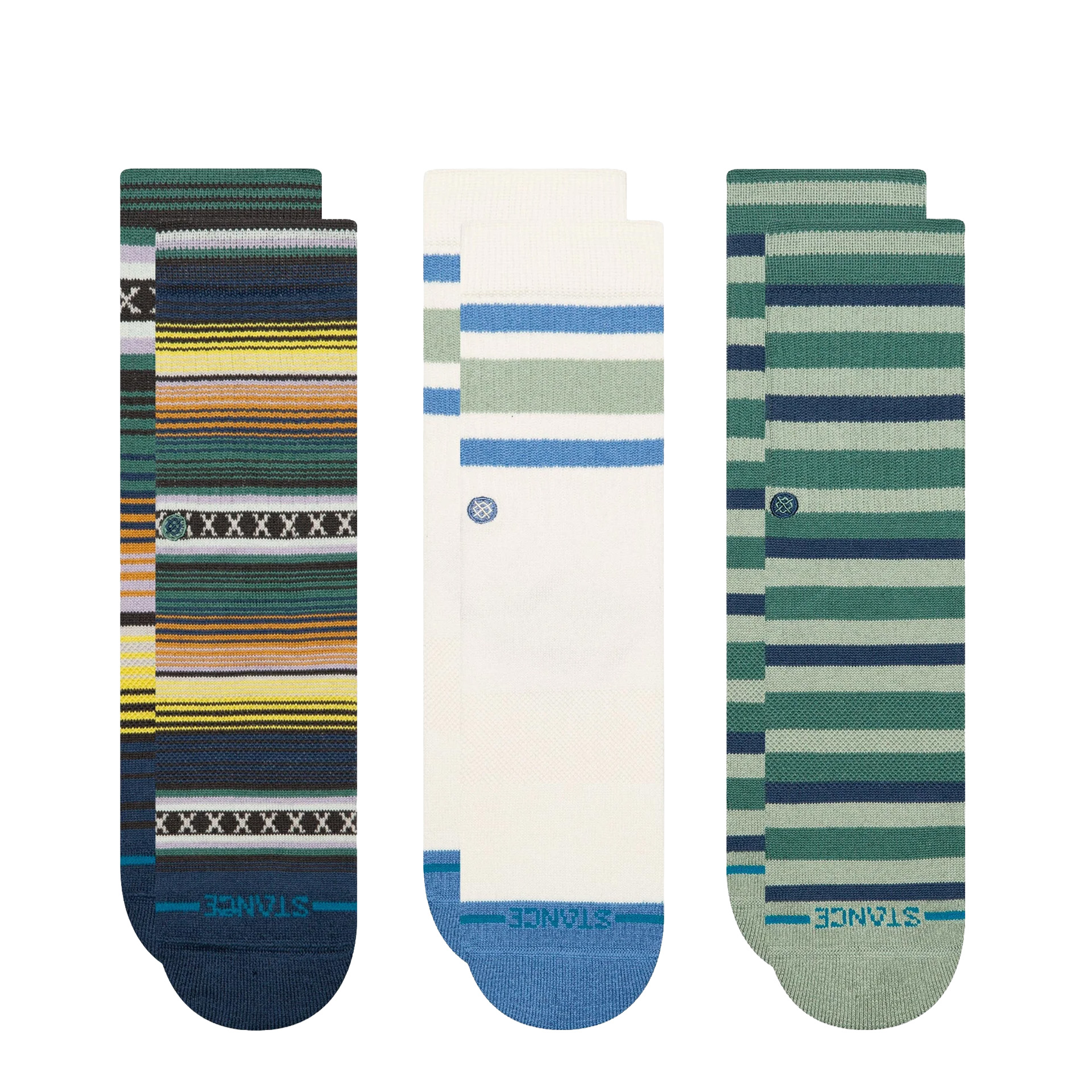 Stance Kids Mix Stripe 3 Pack Deepteal