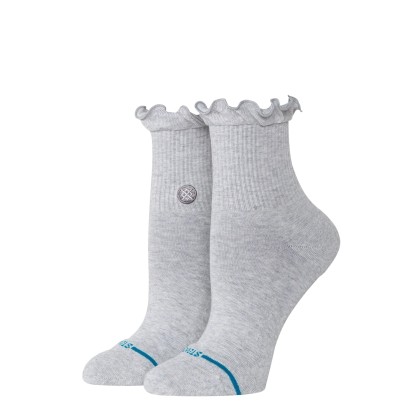 Stance Ruffle Icon Quarter Heathergrey