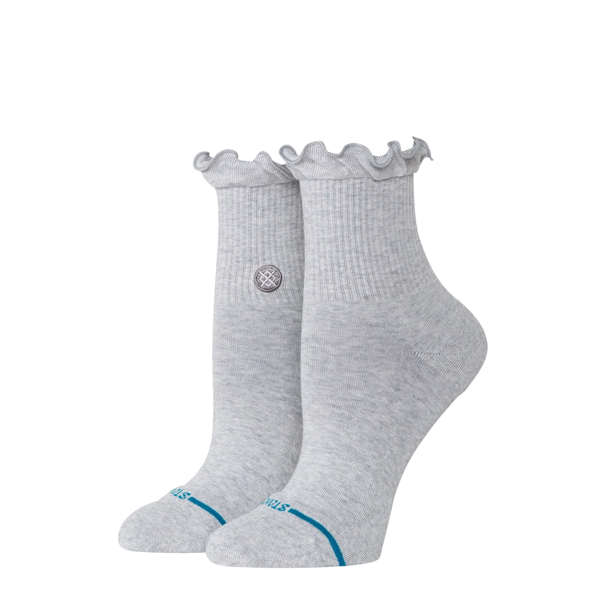 Stance Ruffle Icon Quarter Heathergrey