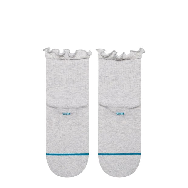 Stance Ruffle Icon Quarter Heathergrey