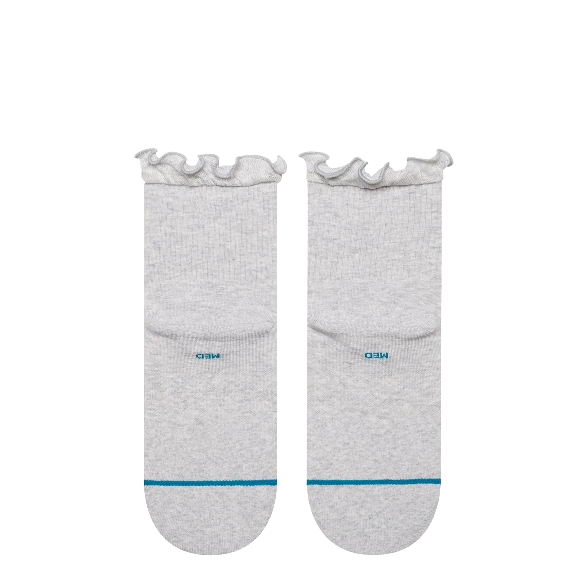Stance Ruffle Icon Quarter Heathergrey