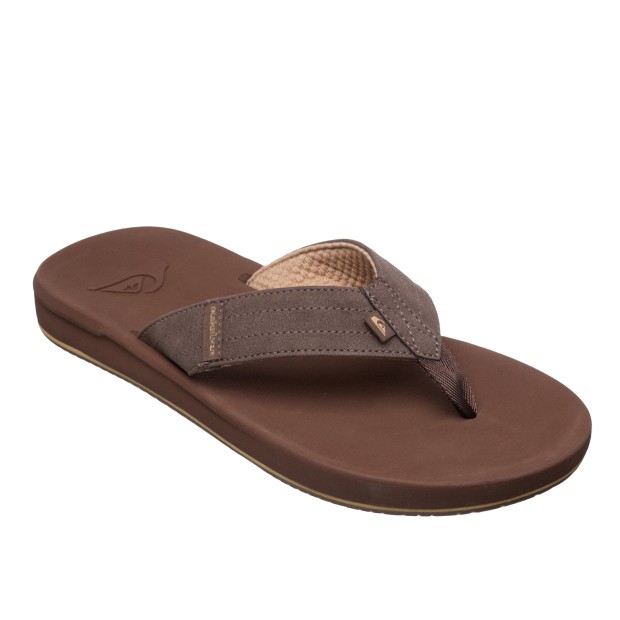 Quiksilver Chinelo Rivi 26 Brown