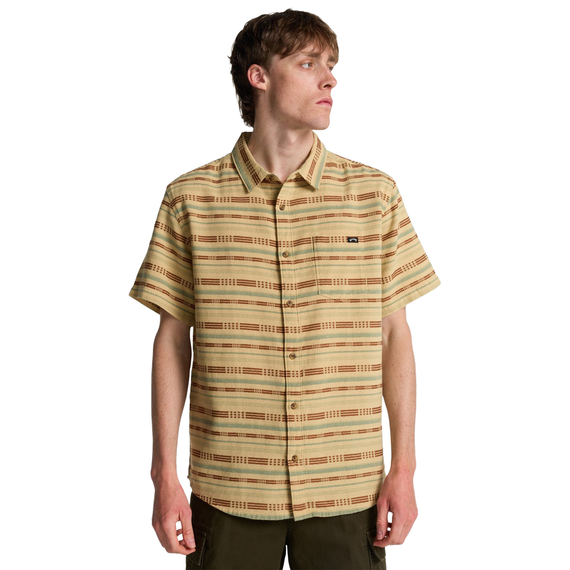 Billabong Camisa Ss Sundays Jacquard Caslte Rock