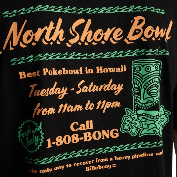 Billabong T-shirt Food Court Black