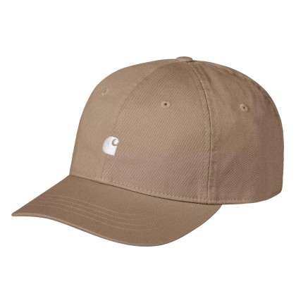 Carhartt Wip Boné Madison Logo Leather / White Carhartt Wip Boné Madison Logo Leather / White