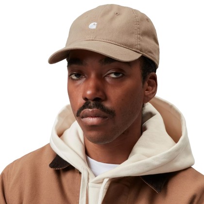 Carhartt Wip Boné Madison Logo Leather / White Carhartt Wip Boné Madison Logo Leather / White