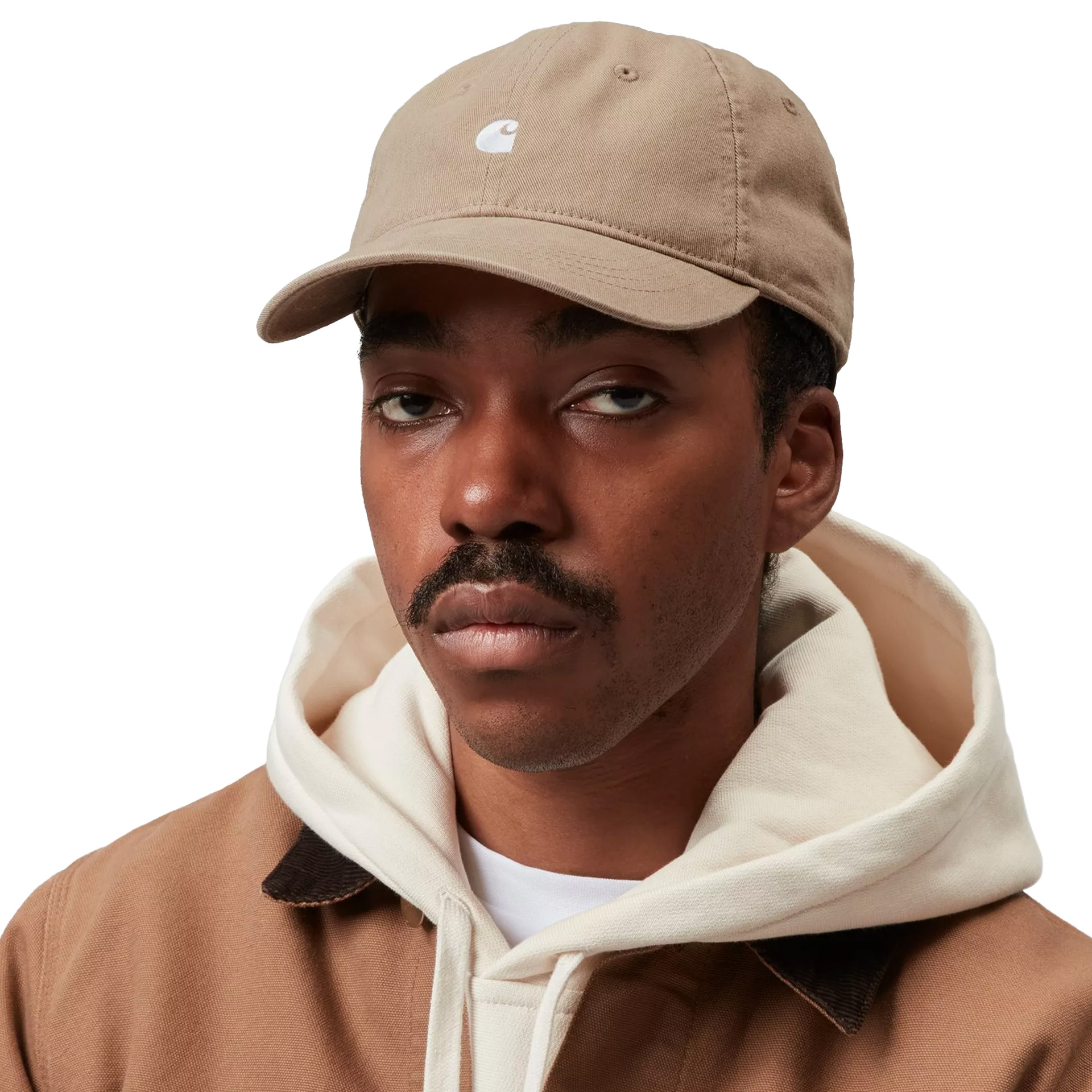 Carhartt Wip Boné Madison Logo Leather / White