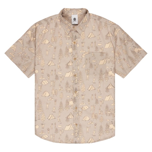 Element Camisa Ss Regular Classic Printed Camp
