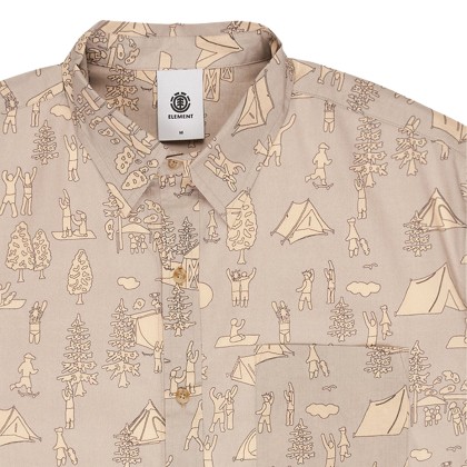 Element Camisa Ss Regular Classic Printed Camp Element Camisa Ss Regular Classic Printed Camp
