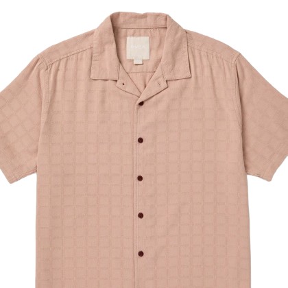 Rvca Camisa Vacancy Pale Mauve
