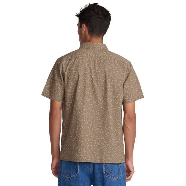 Rvca Camisa Breezy Coyote